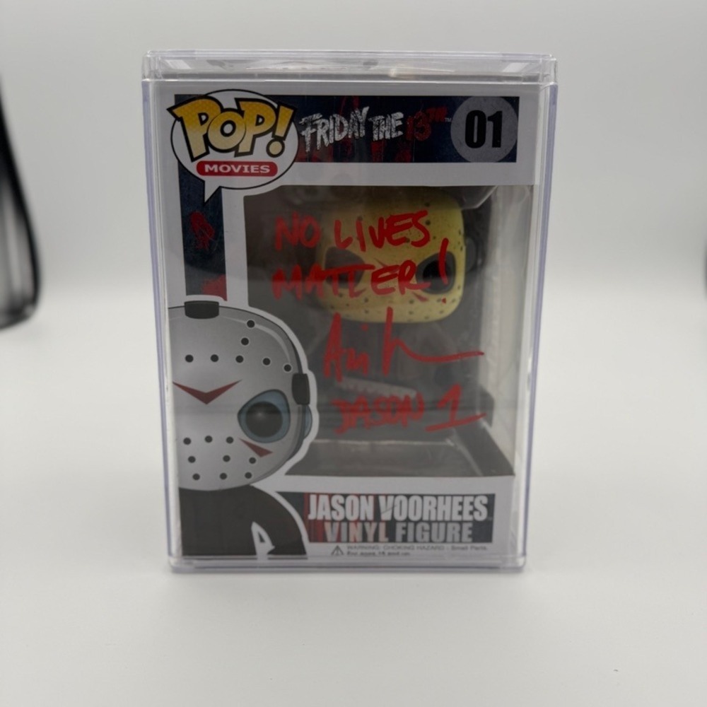 Funko‎ POP Movies Friday the 13th Jason Voorhees #01 Pristine Authentic Auto